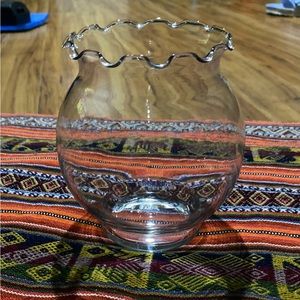 Swivel Top Glass Vase/Candle Holder